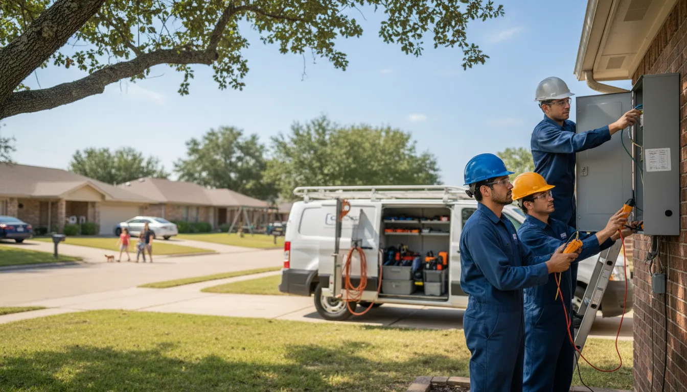 Certified electrician providing emergency electrical services in Grover, NC
